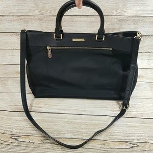 Michael Kors Large Black Tote Bag Nylon Purse